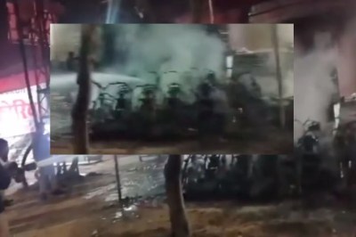 Jaipur short circuit caused fire on Kalwar Road