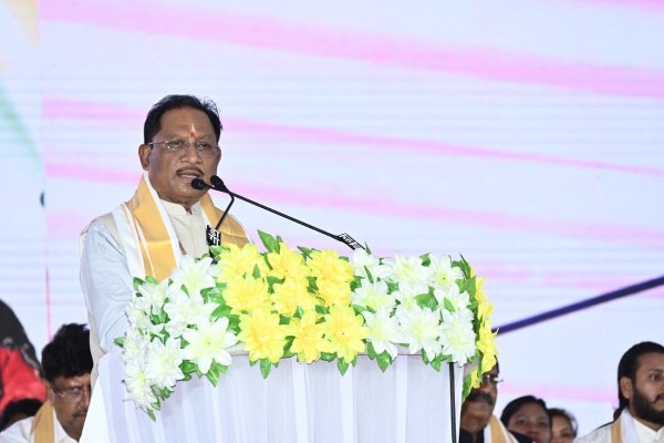 करम परब पर्व 2025 में शामिल हुए CM साय (फोटो सोर्स- DPR)