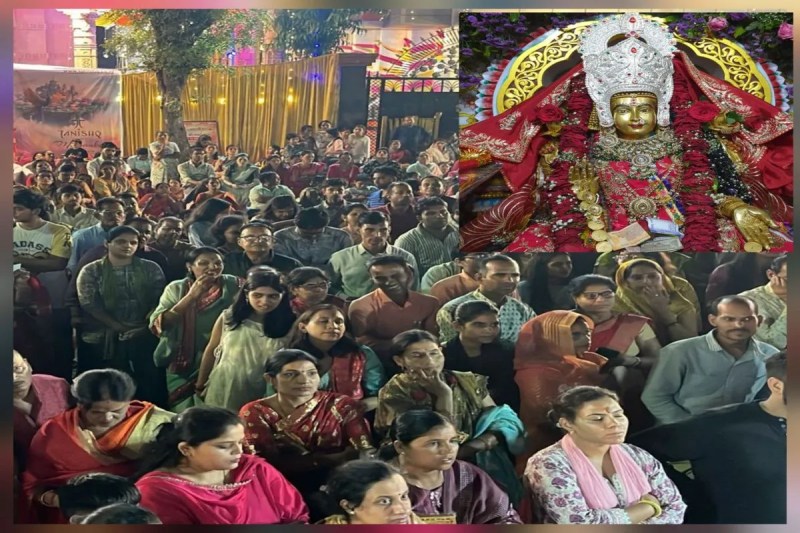 Crowds of devotees gathered at the Mahalaxmi Darshan Labh fair, 51 women received silver coins.