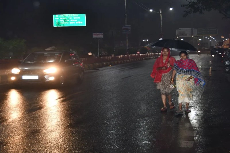 Winter arrives amidst rain