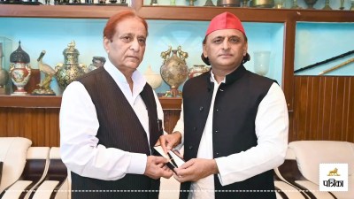 Akhilesh Yadav meets azam khan rampur sp unity