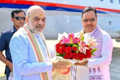 Amit Shah and CM Bhajanlal