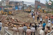 Bharatpur Bulldozer Big Action Municipal corporation takes over government land worth Rs 20 crore