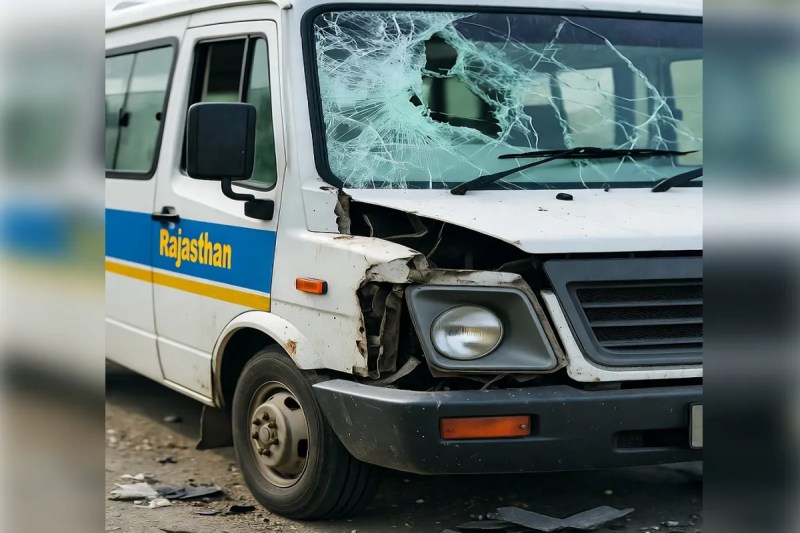 Bus accident in Bharatpur