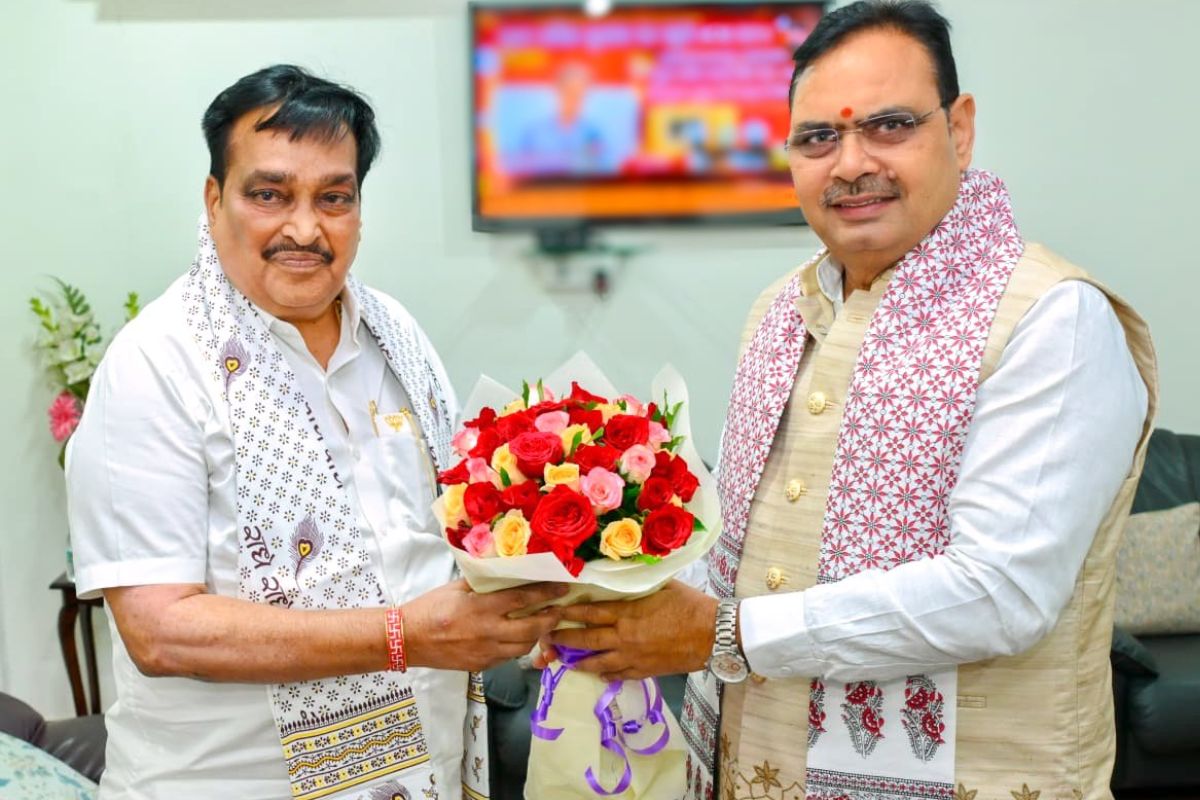 CM Bhajanlal Sharma-Central Minister CR Patil