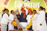 CM Mohan yadav in Kisan abhar Sammelan cm house