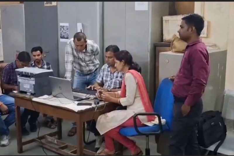 CMHO Clerk was Accepting Bribe lokayukta major action