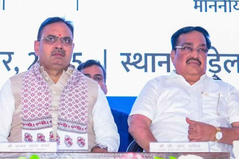 CR Patil and CM Bhajan Lal