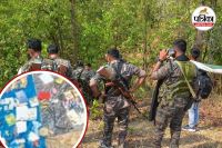 सर्चिंग अभियान इलाके में बढ़ी सुरक्षा (Photo source- Patrika)