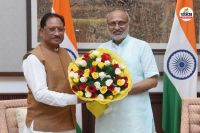 छत्तीसगढ़ राज्योत्सव में उपराष्ट्रपति राधाकृष्णन को आमंत्रित, CM साय ने दी स्वीकृति पर खुशी व्यक्त...(photo-patrika)