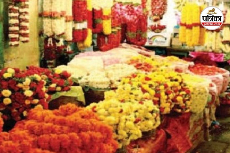 दीपावली से पहले बढ़ी फूलों की मांग (Photo source- Patrika)