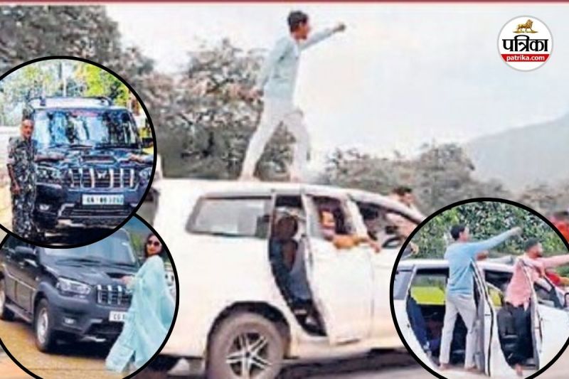 इंस्टाग्राम पर स्टंट का वीडियो वायरल (Photo source- Patrika)