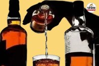 अवैध शराब पर पुलिस की सख्त कार्रवाई (Photo source- Patrika)