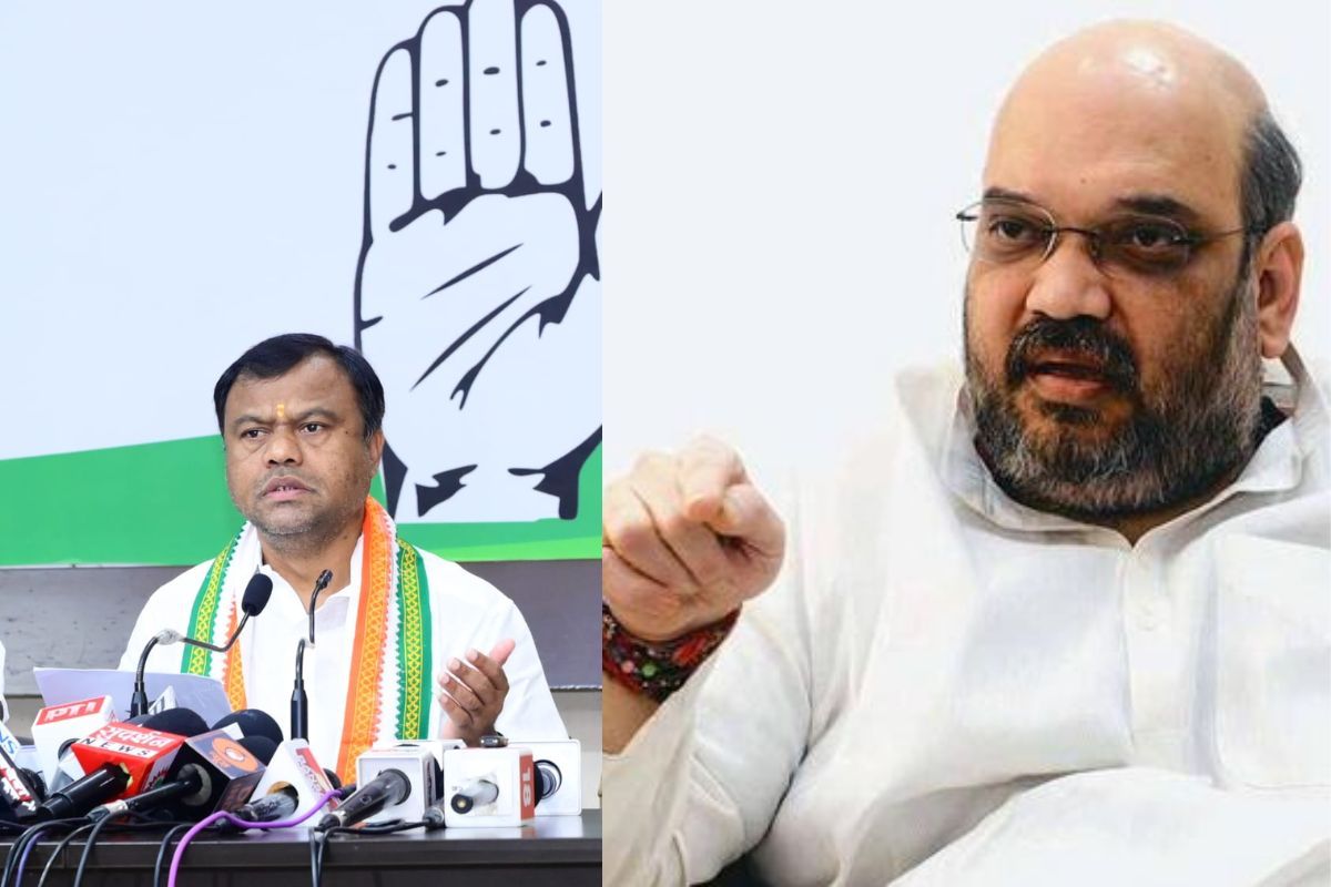 अमित शाह का छत्तीसगढ़ दौरा (फोटो सोर्स- पत्रिका)