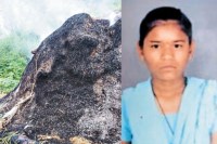 पैरावट में मिली युवती की जली लाश (फोटो सोर्स- पत्रिका)