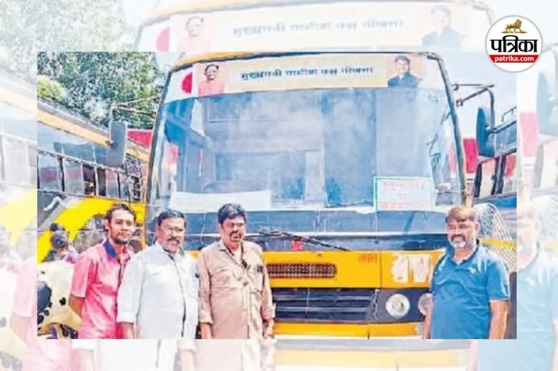 मुख्यमंत्री ग्रामीण बस सेवा (Photo source- Patrika)