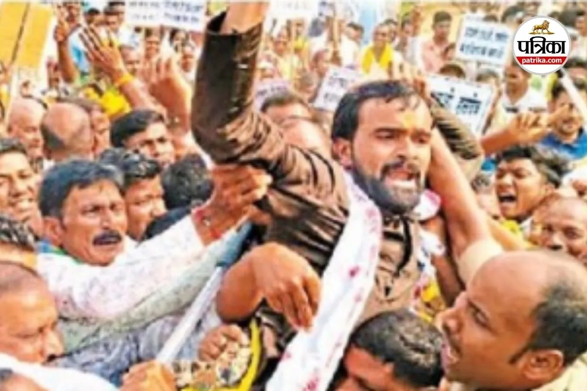 हाथियों ने पहुंचाया फसल को नुकसान (Photo source- Patrika)