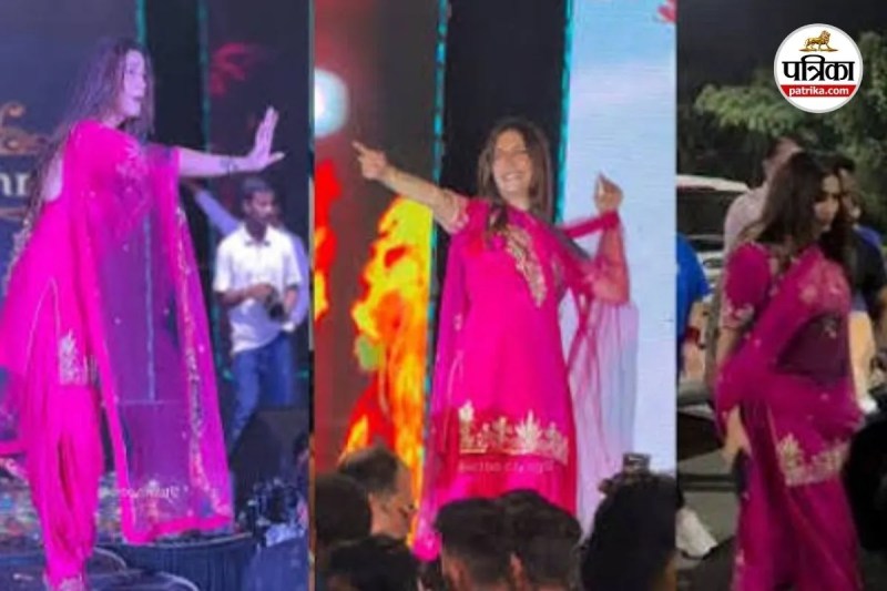 सपना चौधरी के स्टेज शो में हंगामा (Photo source- Patrika)