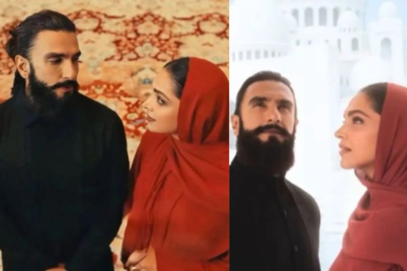 Deepika Padukone wearing Hijab and ranveer singh with