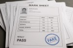 Fake mark sheet