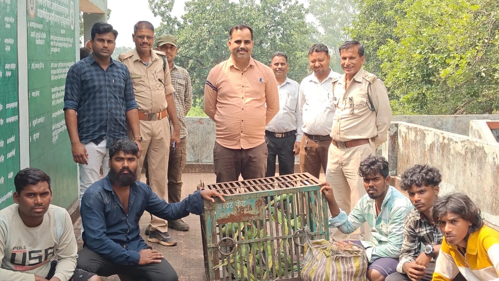 उडऩदस्ता दल और वन परिक्षेत्र पश्चिम लांजी की संयुक्त कार्रवाई