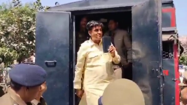 इरफान सोलंकी जेल से रिहा (फोटो सोर्स- पत्रिका वीडियो ग्रैब)