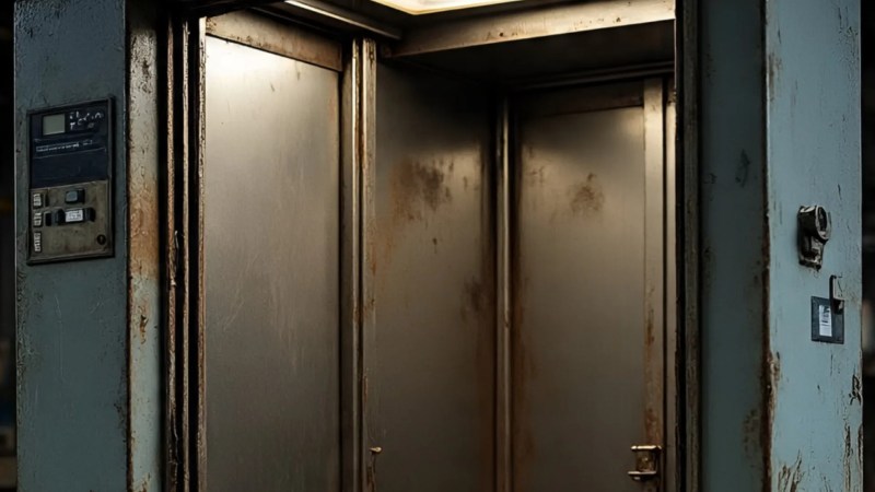 लिफ्ट में फंस कर युवक की मौत (फोटो सोर्स- मेटा एआई)