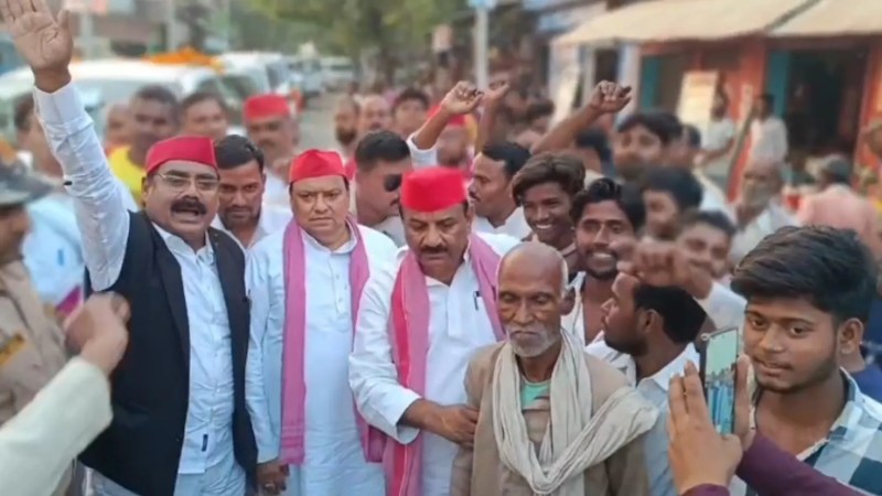 उन्नाव पहुंचे सपा प्रदेश अध्यक्ष (फोटो सोर्स- पत्रिका वीडियो ग्रैब)