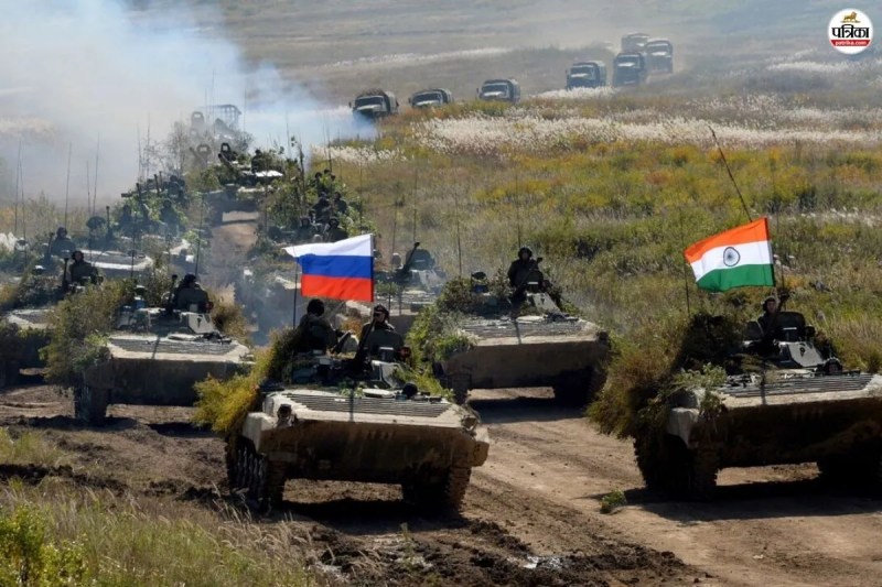 India-Russia joint military exercise Indra 2025