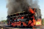 Jaisalmer Bus Fire, Bus Fire, Bus Fire in jaisalmer