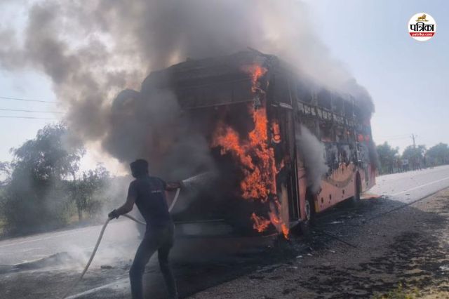 Jaisalmer bus fire