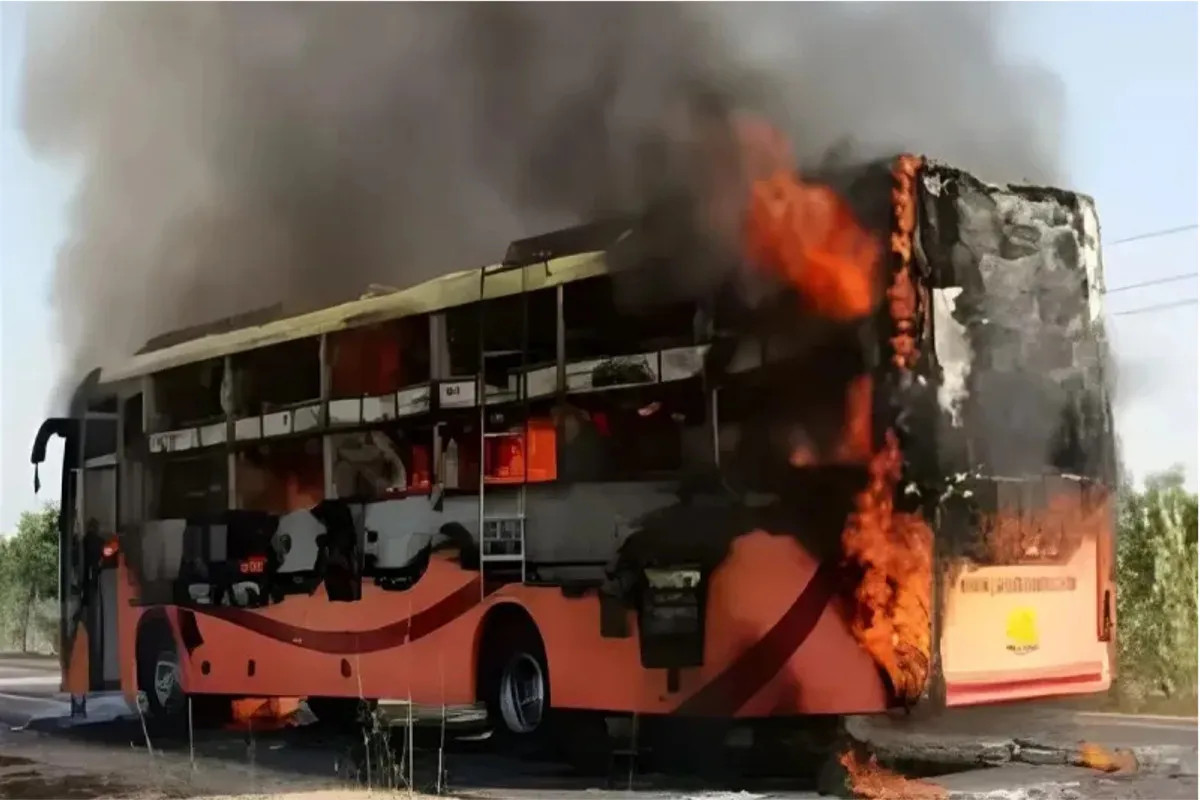 Jaisalmer bus fire