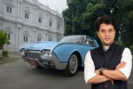 Jyotiraditya Scindia drive Thunderbird Royal Vintage Ca