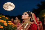 यूपी में सुहागिनों की सजी रात, जानिए पूजा का मुहूर्त और खास बातें (फोटो सोर्स : Whatsapp)