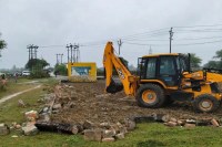 LDA Action Illegal Plotting (फोटो सोर्स : Whatsapp Group)