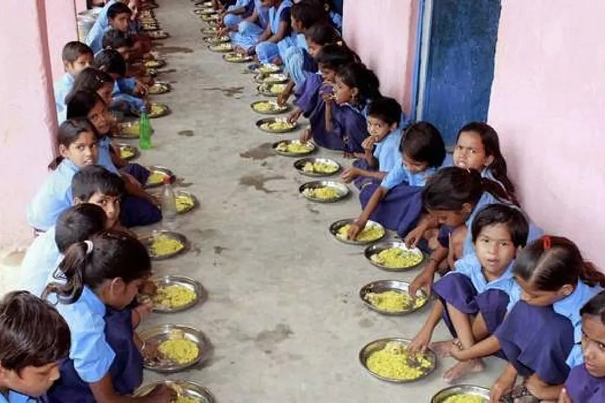 Mid-day meal in Rajasthan