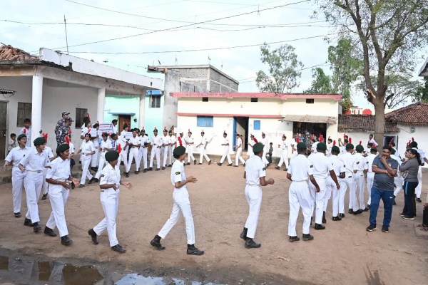 Naval unit NCC organised a rally for drug-free India.