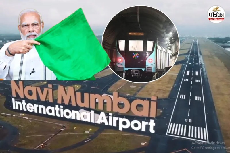 PM Modi NMIA Mumbai Metro