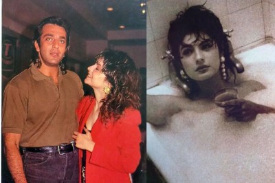 Sanjay Dutt and Pooja Bhatt during the 90s
