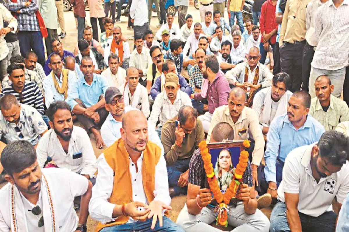 लापरवाही से मौत होने का आरोप (photo source- Patrika)