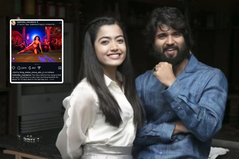Rashmika Mandanna first post after news of engagement with Vijay Devarakonda