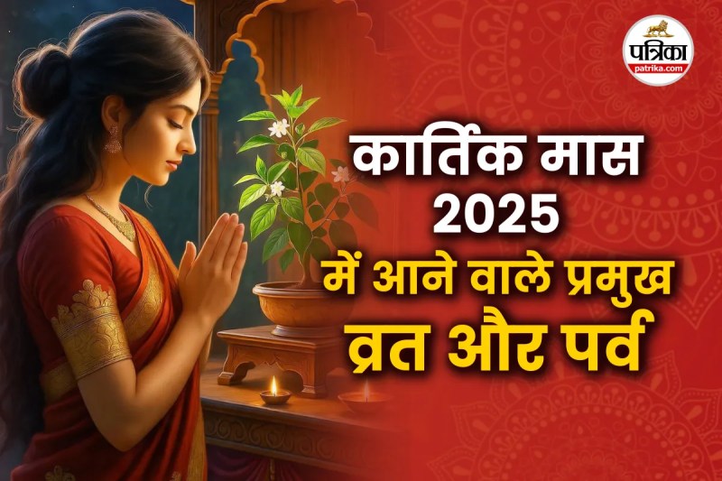 Kartik month 2025 festival calendar,Kartik Maas Vrat List 2025,October 2025 Vrat Tyohar List,