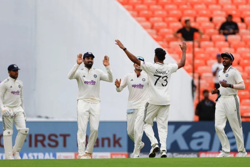 Mohammad Siraj Celebrating Wicket