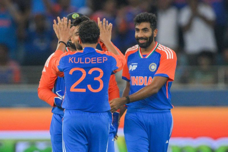 Kuldeep Yadav and Jasprit Bumrah