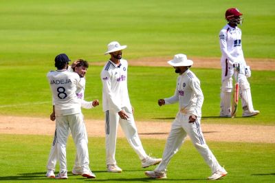 IND vs WI 1st test Score