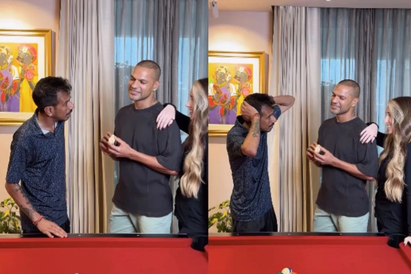 Shikhar Dhawan and Yuzvendra chahal ()