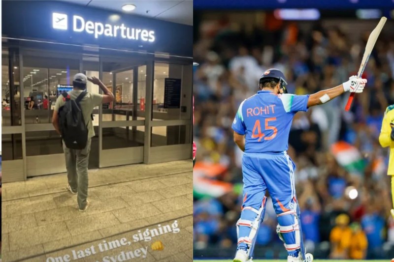 Rohit Sharma Signing off from sydney