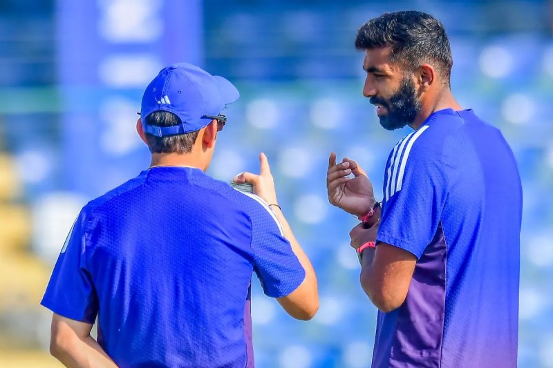 Gautam Gambhir and Jasprit Bumrah