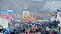 The doors of Baba Kedarnath Dham have been closed today for the winter season.