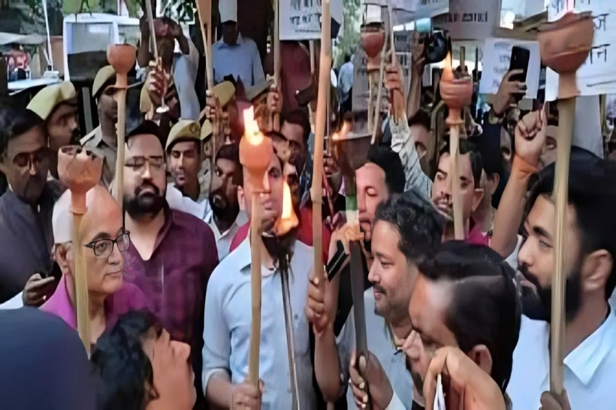 Electricity Workers Protest (फोटो सोर्स : Electricity Employees Organization )